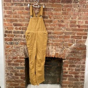 Everlane canvas overalls
